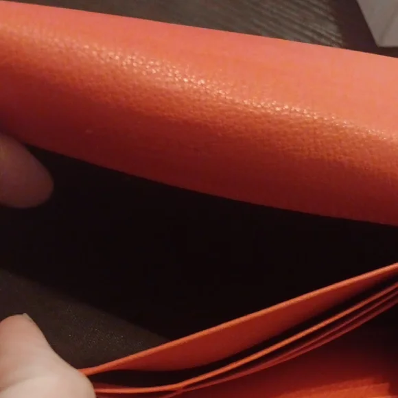 Balenciaga Calfskin Leather Burnt Orange Wallet Full Inclusion (EUC) - Picture 8 of 16